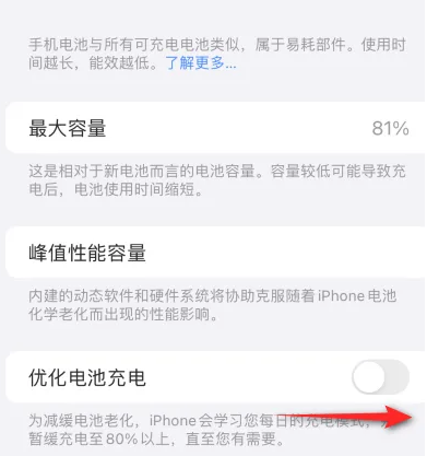 竹根滩镇苹果15维修分享iPhone15充电到80%就充不进电了怎么办 