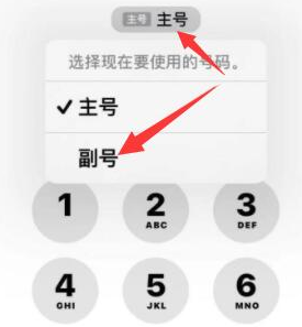 竹根滩镇苹果14维修店分享iPhone 14 Pro Max使用副卡打电话的方法 